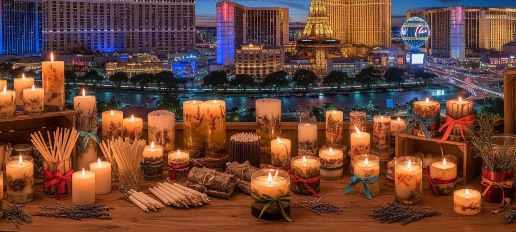 Psychic las Vegas Custom Candles